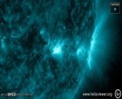 Sunspot AR3165 has erupted with several m-class solar flares in a span of a few hours. NASA Solar Dynamics Observatory captured the fireworks in several wavelengths. &#60;br/&#62;&#60;br/&#62;Credit: Space.com &#124; footage courtesy: NASA/SDO/Helioviewer &#124; edited by Steve Spaleta &#60;br/&#62;Music: Far Far Far by Bonnie Grace / courtesy of Epidemic Sound
