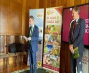 The Ulster Farmers&#39; Union have held their first NI Farm Family Day. &#60;br/&#62;The event was launched this morning at Stormont Buildings in an event sponsored by Sinn Fein&#39;s Declan McAleer. &#60;br/&#62;Farm Minister Andrew Muir was one of the speakers.&#60;br/&#62;The event was attended by MLA&#39;s from all parties and the chairman of the various UFU committees.