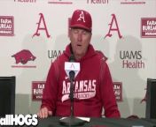 Arkansas Razorbacks coach Dave Van Horn&#39;s complete press conference after sweeping a doubleheader against the McNeese State Cowboys on Saturday at Baum-Walker Stadium in Fayetteville, Ark.