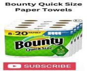 Bounty Quick Size Paper Towels. #productreview #viral #shorts &#60;br/&#62;https://amzn.to/3PcCyix
