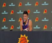 Phoenix Suns forward Grayson Allen spoke to reporters earlier this week about his scoring abilities.