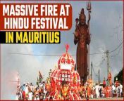Six pilgrims died in Mauritius on Sunday when a fire broke out during a religious ritual to mark a Hindu festival, police said. The blaze erupted when a wooden and bamboo cart displaying figurines of Hindu deities caught fire after coming into contact with exposed electrical wires. The tragedy occurred on Sunday, casting a shadow over the preparations for the Hindu festival of Maha Shivaratri.&#60;br/&#62; &#60;br/&#62;#Mauritius #Tragedy #Fire #HinduFestival #Accident #Loss #Condolences #Injury #Safety #Emergency #Community #Mourning #Victims #Rescue #Support #Prayers #SadNews #Devastation #Heartbreak #Solidarity&#60;br/&#62;~PR.152~ED.102~GR.123~HT.96~