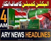 #sunniittehadcouncil #PTI #electioncommission #ecp #barristergohar #barristerAliZafar#bilawalbhutto #nationalassembly #pmshehbazsharif &#60;br/&#62;&#60;br/&#62;ARY News 4 AM Headlines 5th March 2024 &#124; ECP rejects Sunni Ittehad Council&#39;s plea for reserved seats&#60;br/&#62;