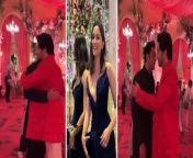 Anant-Radhika Pre-Wedding: Ranbir Kapoor hugs Sidharth Malhotra, Taunted him in a very sarcastic way. Here are Inside Photos and Videos of an Unmissable Night. Watch Video to know more &#60;br/&#62; &#60;br/&#62;#AnantRadhikaPreWeddingInside #RanbirKapoor #SidharthMalhotra #RanbirHugSidharth&#60;br/&#62;~HT.99~PR.132~