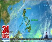 Mga KApuso, umiiral pa rin sa bansa ang Northeast Monsoon o Hanging Amihan.&#60;br/&#62;&#60;br/&#62;&#60;br/&#62;24 Oras Weekend is GMA Network’s flagship newscast, anchored by Ivan Mayrina and Pia Arcangel. It airs on GMA-7, Saturdays and Sundays at 5:30 PM (PHL Time). For more videos from 24 Oras Weekend, visit http://www.gmanews.tv/24orasweekend.&#60;br/&#62;&#60;br/&#62;#GMAIntegratedNews #KapusoStream&#60;br/&#62;&#60;br/&#62;Breaking news and stories from the Philippines and abroad:&#60;br/&#62;GMA Integrated News Portal: http://www.gmanews.tv&#60;br/&#62;Facebook: http://www.facebook.com/gmanews&#60;br/&#62;TikTok: https://www.tiktok.com/@gmanews&#60;br/&#62;Twitter: http://www.twitter.com/gmanews&#60;br/&#62;Instagram: http://www.instagram.com/gmanews&#60;br/&#62;&#60;br/&#62;GMA Network Kapuso programs on GMA Pinoy TV: https://gmapinoytv.com/subscribe