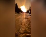 Russian gas pipeline explodes in huge fireball blast amid series of &#39;Ukrainian strikes&#39;Source: Telegram