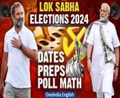 Get all the insights into the upcoming Lok Sabha Elections 2024, including the anticipated dates, party preparations, and the intricacies of poll math. Stay updated with our comprehensive coverage to understand the dynamics shaping India&#39;s political landscape. &#60;br/&#62; &#60;br/&#62;#LokSabhaElections #LokSabhaElections2024 #Elections2024 #GeneralElections2024 #LokSabhaElectionsDate #BJP #Congress #BJPvsCongress #PollMath #Oneindia&#60;br/&#62;~PR.274~ED.194~