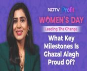 #WomensDay2024 &#124; What are Ghazal Alagh&#39;s proudest moments and achievements?&#60;br/&#62;&#60;br/&#62;&#60;br/&#62;She tells Mahima Vachhrajani.&#60;br/&#62;&#60;br/&#62;&#60;br/&#62;For the latest news and updates, visit ndtvprofit.com&#60;br/&#62;&#60;br/&#62;