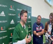 Miami Hurricanes offensive coordinator Shannon Dawson reflects on where the offense was not good enough last season and how to make things better in 2024.