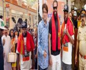 American Boxer Floyd Mayweather Jr. seeks blessings in Siddhivinayak Mandir, First time visits India. watch Video to know more &#60;br/&#62; &#60;br/&#62;#FloydMayweather #FloydMayweatherIndia #SiddhivinayakMandir &#60;br/&#62;~PR.132~
