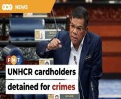 The home minister says the government will free those who have served out their prison sentences if the UN refugee agency writes in to ask.&#60;br/&#62;&#60;br/&#62;&#60;br/&#62;Read More: https://www.freemalaysiatoday.com/category/nation/2024/03/12/detained-unhcr-cardholders-in-for-rape-murder-says-saifuddin/ &#60;br/&#62;&#60;br/&#62;Laporan Lanjut: https://www.freemalaysiatoday.com/category/bahasa/tempatan/2024/03/12/hrw-tidak-dapat-kemuka-bukti-dakwaan-saifuddin-jawab-isu-berkait-depot-tahanan/&#60;br/&#62;&#60;br/&#62;Free Malaysia Today is an independent, bi-lingual news portal with a focus on Malaysian current affairs.&#60;br/&#62;&#60;br/&#62;Subscribe to our channel - http://bit.ly/2Qo08ry&#60;br/&#62;------------------------------------------------------------------------------------------------------------------------------------------------------&#60;br/&#62;Check us out at https://www.freemalaysiatoday.com&#60;br/&#62;Follow FMT on Facebook: https://bit.ly/49JJoo5&#60;br/&#62;Follow FMT on Dailymotion: https://bit.ly/2WGITHM&#60;br/&#62;Follow FMT on X: https://bit.ly/48zARSW &#60;br/&#62;Follow FMT on Instagram: https://bit.ly/48Cq76h&#60;br/&#62;Follow FMT on TikTok : https://bit.ly/3uKuQFp&#60;br/&#62;Follow FMT Berita on TikTok: https://bit.ly/48vpnQG &#60;br/&#62;Follow FMT Telegram - https://bit.ly/42VyzMX&#60;br/&#62;Follow FMT LinkedIn - https://bit.ly/42YytEb&#60;br/&#62;Follow FMT Lifestyle on Instagram: https://bit.ly/42WrsUj&#60;br/&#62;Follow FMT on WhatsApp: https://bit.ly/49GMbxW &#60;br/&#62;------------------------------------------------------------------------------------------------------------------------------------------------------&#60;br/&#62;Download FMT News App:&#60;br/&#62;Google Play – http://bit.ly/2YSuV46&#60;br/&#62;App Store – https://apple.co/2HNH7gZ&#60;br/&#62;Huawei AppGallery - https://bit.ly/2D2OpNP&#60;br/&#62;&#60;br/&#62;#FMTNews #SaifuddinNasutionIsmail #Detained #Refugees #UNHCR #HumanRightsWatch