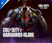 Call of Duty: Modern Warfare III &amp; Warzone - Warhammer 40,000 Operator Trailer &#124; PS5 &amp; PS4 Games&#60;br/&#62;&#60;br/&#62;Only in death does duty end ️⚔️&#60;br/&#62;Warhammer 40,000 smashes into Call of Duty® with three inspired skins throughout Season 2 Reloaded &#60;br/&#62;&#60;br/&#62;#ps5 #ps5games #ps4 #ps4games #cod #callofdutymodernwarfare3 #callofdutywarzone #warhammer40k