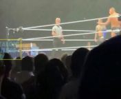 Jey uso &amp; The Referee hilariously piss Gunther off with YEET at WWE Road to Wrestlemania