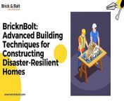 However, advancements in construction technology, along with innovative building techniques, offer promising solutions to create disaster-resilient homes that prioritize safety and durability. Brick&amp;bolt is a leading home construction company renowned for its commitment to building disaster-resilient homes and customer satisfaction. With a focus on integrating cutting-edge technologies and materials, the company has garnered praise in Brick and bolt reviews for its ability to construct homes that meet and exceed safety standards.