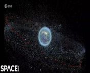 How much space junk is currently orbiting the earth?&#60;br/&#62;&#60;br/&#62;Credit: Space.com &#124; animation: ESA &#124; produced &amp; edited by Steve Spaleta