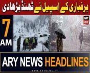 ARY News 7 AM Headlines 14th March 2024 | weather news from fat punjab