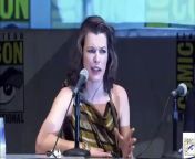 Comic Con Milla Jovovich on Resident Evil After