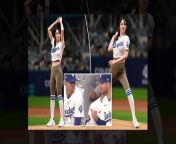 Before the Dodgers’ Seoul Series game against the Kiwoom Heroes got underway at the Gocheok Sky Dome, the 29-year-old film star stood on the mound to throw out the ceremonial first pitch.&#60;br/&#62;&#60;br/&#62;As Jeon readied to hurl the ball toward home plate, several members of the Dodgers appeared to take in the moment off the field, as captured on the broadcast.&#60;br/&#62;&#60;br/&#62;