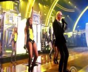 Pitbull, Robin Thicke y Sofia Vergara at the Last Performance #Grammy Awards 2016