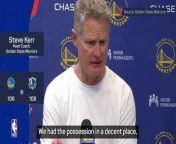 Steve Kerr says that he &#39;loves&#39; his Warriors team, whose six-game winning run was ended by the Mavericks.
