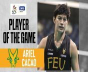 UAAP Player of the Game Highlights: Ariel Cacao chomps on Adamson for FEU lead from ariel paola video