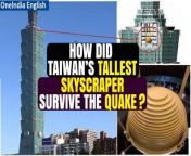 The recent 7.2 magnitude earthquake shook Taiwan, leaving widespread devastation in its path. Amidst the chaos, one structure stood resilient: Taipei 101, formerly the world&#39;s tallest skyscraper. &#60;br/&#62; &#60;br/&#62;While countless buildings succumbed to the tremors, Taipei 101&#39;s survival can be attributed to its innovative design, featuring a massive steel orb known as a tuned mass damper. This architectural marvel, constructed with a combination of reinforced concrete and steel, enabled the skyscraper to sway with the seismic waves without suffering any damage. &#60;br/&#62; &#60;br/&#62; &#60;br/&#62;#TaiwanEarthquake #Taipei101 #SkyscraperSurvival #TunedMassDamper #GoldenSphere #SeismicResilience #BuildingSafety #TaiwanTremor #StructuralStrength #EarthquakeEngineering&#60;br/&#62;~HT.178~PR.152~ED.101~GR.125~