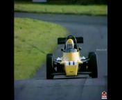 Ayrton Senna at the age of 21 winning the Leinster Trophy at Mondello Park on 1982,&#60;br/&#62;where he raced under the name Ayrton da Silva.&#60;br/&#62;Championship: Formula Ford 2000&#60;br/&#62;Car: Rushen Green Racing RF82