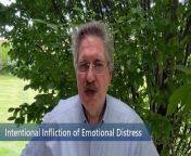 https://www.davidholublaw.com#IndianaLawyer#FightingForTruth&#60;br/&#62;&#60;br/&#62;Hi, I&#39;m Indiana personal injury attorney David Holub. In this video we address the subject of intentional infliction of emotional distress. On an earlier video, we discussed negligent infliction of emotional distress and this video deals with intentional infliction of emotional distress. And yes, in Indiana, you can sue if you suffer from an infliction of intentional emotional distress. Here are the facts of a key case that occurred in 1991 which made clear that you could sue for intentional infliction of emotional distress. In that case, a young man spoke with a 16 year old girl. Not too much later, but members of the girl&#39;s family came to the young man&#39;s home. They made scurrilous accusations against him and one of them was carrying a gun. The young man became very depressed, anxious, couldn&#39;t sleep, and sought psychological counseling. You might imagine it&#39;s like one of the old time western movies where father comes in with a shotgun and says, &#92;