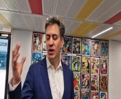 Shadow Energy Secretary Ed Miliband said that Labour’s plan for GB energy would provide hundreds of millions of pounds for London if the party wins the general election.&#60;br/&#62;&#60;br/&#62;Mr Miliband joined Sadiq Khan in a school in north London where he announced his new climate action plan.
