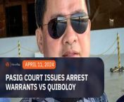 A Pasig City court issue warrants of arrest against doomsday preacher Apollo Quiboloy over qualified human trafficking, a non-bailable offense.&#60;br/&#62;&#60;br/&#62;Full story: https://www.rappler.com/philippines/pasig-city-court-issues-arrest-warrants-vs-quiboloy/