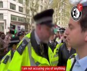 The head of a charity combatting antisemitism said the Metropolitan Police is allowing “no-go zones for Jews” after footage showed him being threatened with arrest close to a pro-Palestine march.Gideon Falter, chief executive of the Campaign Against Antisemitism, was wearing a kippah skull cap when he was stopped from crossing the road near the demonstration in the Aldwych area of London on Saturday afternoon.