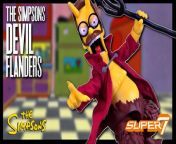 Super7 The Simpsons Ultimates Devil Flanders Figure