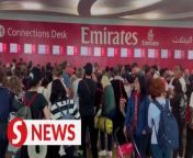 There were rows and rows of stranded passengers at Dubai International Airport on Wednesday (April 17) waiting for new flights after major delays and cancellations caused by heavy rains.&#60;br/&#62;&#60;br/&#62;WATCH MORE: https://thestartv.com/c/news&#60;br/&#62;SUBSCRIBE: https://cutt.ly/TheStar&#60;br/&#62;LIKE: https://fb.com/TheStarOnline