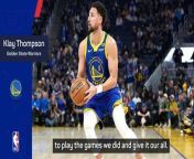 Klay Thompson said he hasn&#39;t thought about his future with the Warriors after a lacklustre Play-In performance