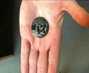 Rapper Eminem has celebrated 16 years sober by showing off the chip he received from his support group.
