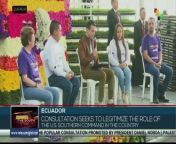 Government promoted popular consultation continues in Ecuador. // Venezuelans vote in National Consultation for Community Projects. // Strike paralyzes West Bank in rejection of Israeli attacks on Nur Shams Refugee Camp. teleSUR&#60;br/&#62;&#60;br/&#62;Visit our website: https://www.telesurenglish.net/ Watch our videos here: https://videos.telesurenglish.net/en