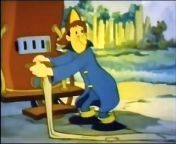Fleischer cartoon Gabby Fire Cheese 1941) (old free cartoon funny public domain) from gabby may