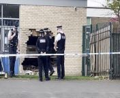 Emergency services at scene after car crashes into primary school in LiverpoolPA