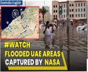 NASA has unveiled striking images capturing the extensive flooding in the UAE following the recent torrential rainfall. Describing it as a &#92;