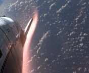 Watch plasma build up around SpaceX Starship during its atmospheric re-entry.&#60;br/&#62;&#60;br/&#62;Credit: SpaceX