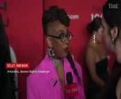 Election Issues Most Important to Celebrities on the TIME100 Red Carpet from claire dames red