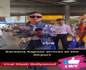 Kareena Kapoor arrives at the Airport