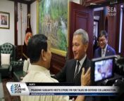 Prabowo Subianto Meets S’pore Fm For Talks On Defense Collaboration from pamela pore