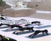 As the Paris Olympics draw near, The Louvre has hired a choreographer to create a fitness circuit taking participants on a tour of the museum as they try different workouts.&#60;br/&#62;&#60;br/&#62;#2024olympics #louvre #paris