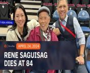 Former senator Rene Saguisag dies at 84 years old. The Senate flies its flag at half-mast on Wednesday, April 24 to mourn his passing.&#60;br/&#62;&#60;br/&#62;Full story: https://www.rappler.com/philippines/former-senator-rene-saguisag-dies/&#60;br/&#62;