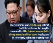 Kim Yo Jong condemned the U.S. military’s series of exercises in the region this year, beginning with live-fire drills conducted with South Korea, which she labeled as a cause of regional instability, Reuters reported on Wednesday. She referred to the South Korean military as “puppet military gangsters.”