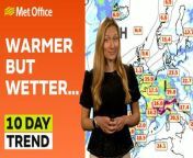 This is the Met Office UK Weather forecast for the next 10 days, dated 24/04/2024.&#60;br/&#62;&#60;br/&#62;Low pressure returns for southern areas this weekend, bringing a risk of heavy rain and thunderstorms but also milder air. To start next week it’ll likely remain unsettled for southern areas whilst in the north the influence of high pressure will edge ever closer.&#60;br/&#62;&#60;br/&#62;Bringing you this 10 day trend is Met Office meteorologist Annie Shuttleworth.&#60;br/&#62;&#60;br/&#62;We are the Met Office, the UK’s national weather service, and every day of the week we bring you a morning weather forecast and an afternoon weather forecast so that wherever you are in the UK we have you covered.&#60;br/&#62;&#60;br/&#62;Forecast and any weather warnings are accurate at time of recording. To ensure you have the most up to date weather information, check the hourly forecast and live warnings on the Met Office website or app.&#60;br/&#62;
