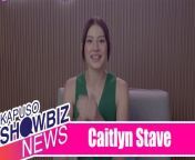 Ikinuwento ng Kapuso actress na si Caitlyn Stave ang kanyang experience na makatrabaho si Max Collins sa family series na &#39;My Guardian Alien.&#39; Panoorin ang buong panayam kay Caitlyn sa video na ito.&#60;br/&#62;&#60;br/&#62;Video producer: Dianne Mariano&#60;br/&#62;Video editor: Paulo Joaquin Santos&#60;br/&#62;&#60;br/&#62;Kapuso Showbiz News is on top of the hottest entertainment news. We break down the latest stories and give it to you fresh and piping hot because we are where the buzz is.&#60;br/&#62;&#60;br/&#62;Be up-to-date with your favorite celebrities with just a click! Check out Kapuso Showbiz News for your regular dose of relevant celebrity scoop: www.gmanetwork.com/kapusoshowbiznews&#60;br/&#62;&#60;br/&#62;Subscribe to GMA Network&#39;s official YouTube channel to watch the latest episodes of your favorite Kapuso shows and click the bell button to catch the latest videos: www.youtube.com/GMANETWORK&#60;br/&#62;&#60;br/&#62;For our Kapuso abroad, you can watch the latest episodes on GMA Pinoy TV! For more information, visit http://www.gmapinoytv.com&#60;br/&#62;&#60;br/&#62;Connect with us on:&#60;br/&#62;Facebook: http://www.facebook.com/GMANetwork&#60;br/&#62;Twitter: https://twitter.com/GMANetwork&#60;br/&#62;Instagram: http://instagram.com/GMANetwork&#60;br/&#62;