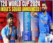 Get all the details on India&#39;s squad for the upcoming ICC Men&#39;s T20 World Cup 2024 announced by the BCCI. Rohit Sharma will lead as captain, with Hardik Pandya as vice-captain. The squad also includes Rishabh Pant, Sanju Samson, Yuzvendra Chahal, and Shubman Gill. Stay tuned for more updates on cricket&#39;s biggest event! &#60;br/&#62; &#60;br/&#62;#ICCMensT20WorldCup #T20IndiaSquad #RohitSharma #HardikPandya #T20WOrldCup #CricketNews #SportsNews #CricketFans #Oneindia&#60;br/&#62;~HT.99~PR.282~ED.100~CA.144~GR.125~