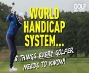 In this video, Golf Monthly&#39;s Jezz Ellwood takes a detailed look at the world handicap system. He picks out the 8 most important things that every golfer needs to know. From handicap indexes to slope rating and exceptional score reductions, this video will walk you through the terms and explain how they might affect your game. What do you think of the new world handicap system?